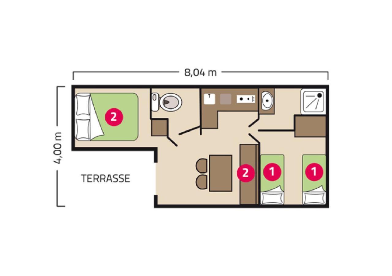 Camping Les Peupliers La Flotte Room photo